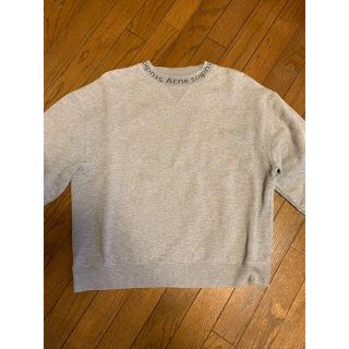 アクネ(ACNE)のAcne Studious ネックロゴオーバーサイズスウェット　XSサイズ(スウェット)