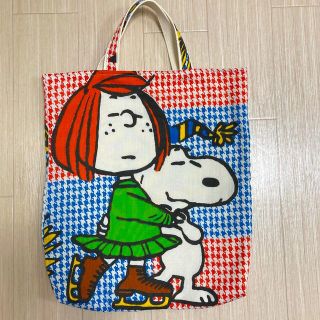 ピーナッツ(PEANUTS)の【ビンテージシーツ】バッグ等3点セット(トートバッグ)