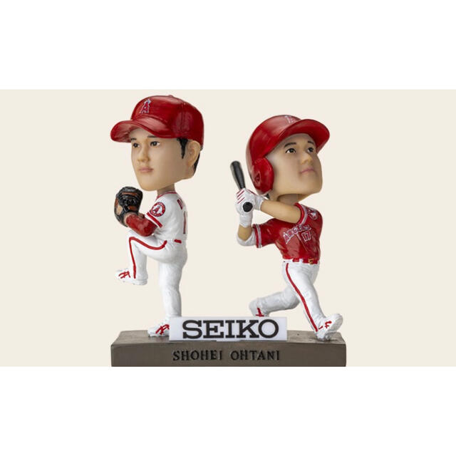 SEIKO(セイコー)の大谷翔平選手 二刀流ボブルヘッド  スポーツ/アウトドアの野球(記念品/関連グッズ)の商品写真