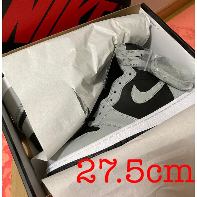 27.5 NIKE AIR JORDAN 1 HIGH  SHADOW シャドウ