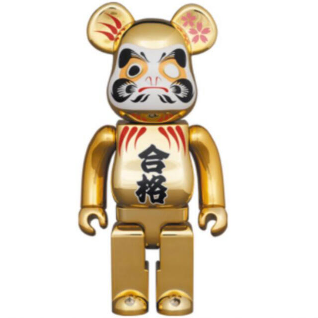 BE@RBRICK 達磨 合格 金メッキ 弐 400％×2