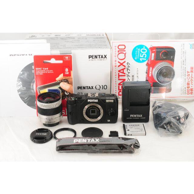 【付属品・オマケ多数】PENTAX ペンタックス Q10 ブラック レンズキット