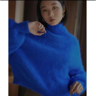 アメリヴィンテージ(Ameri VINTAGE)のAmeri POPPING COLOR ANGORA KNIT(ニット/セーター)