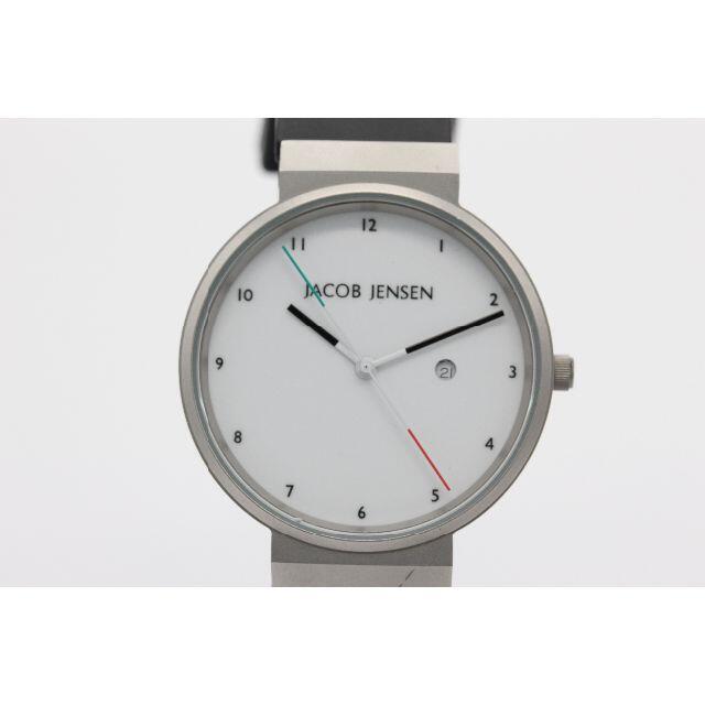 JACOB JENSEN メンズ 腕時計 電池交換済（U01385） 腕時計(アナログ)