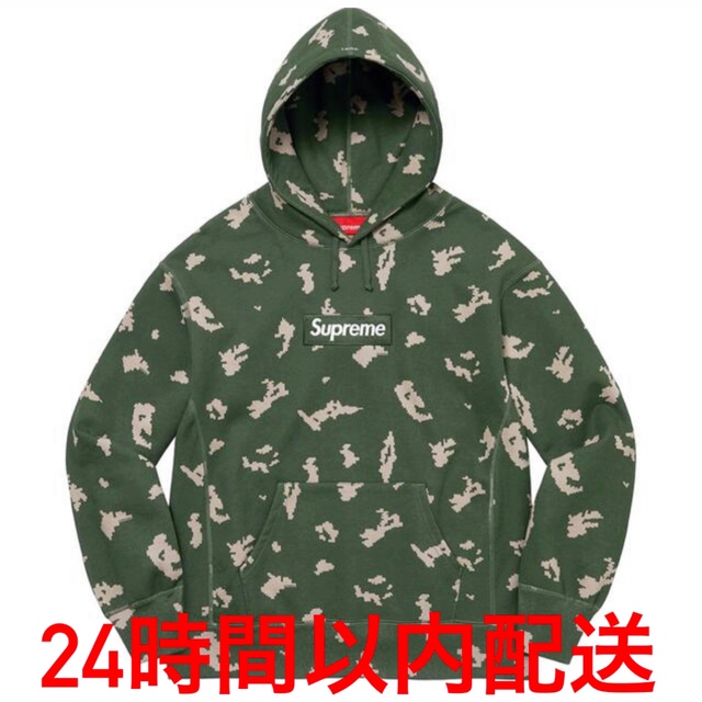 supreme box logo olive russian camo Lメンズ