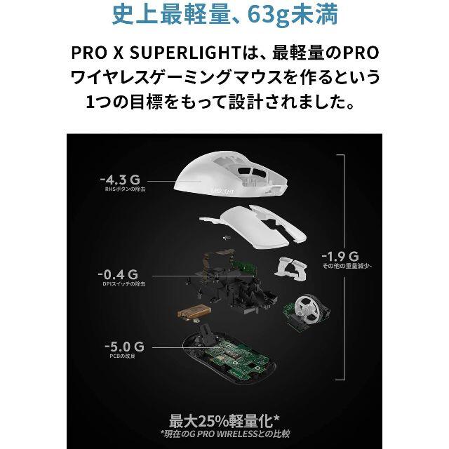 【新品未開封】Logicool G PRO X SUPERLIGHT