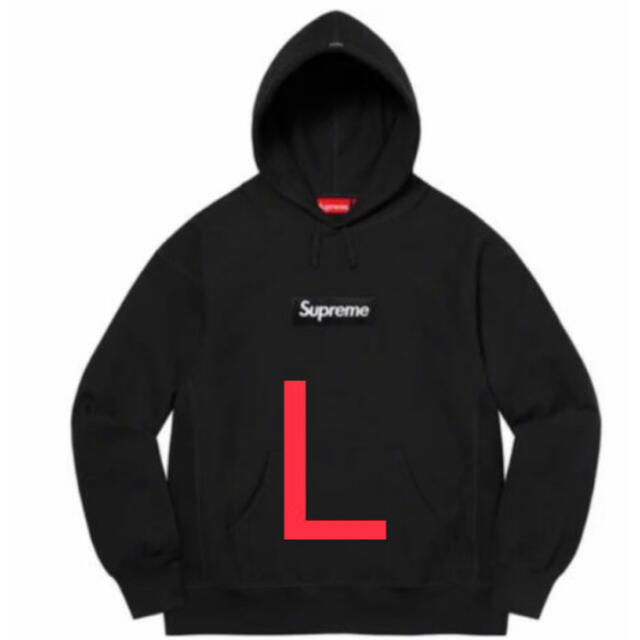 Supreme Box Logo Hooded Sweatshirt blackメンズ