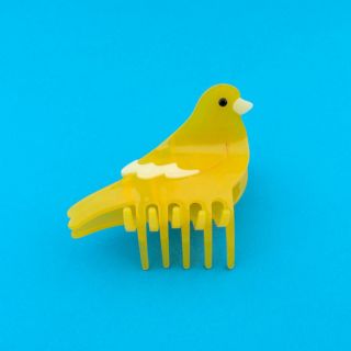 アレクサンドルドゥパリ(Alexandre de Paris)の【Canary】Coucou Suzette 新品 ヘアクリップ 正規品 新作(バレッタ/ヘアクリップ)