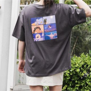 【美品】90s Disney アラジン world on ice tシャツ