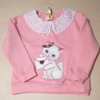 シャーリーテンプル(Shirley Temple)のシャーリーテンプル  ねこちゃんトレーナー  110(Tシャツ/カットソー)