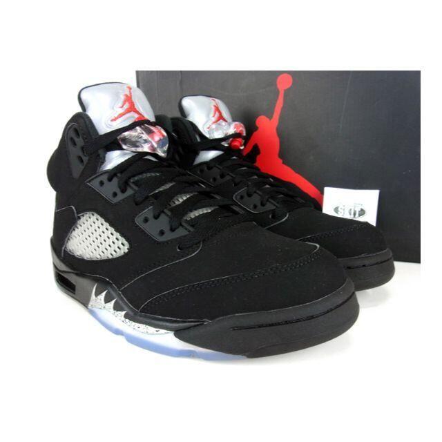 ナイキNIKE■AIR JORDAN5 BLACK METALLIC スニーカー