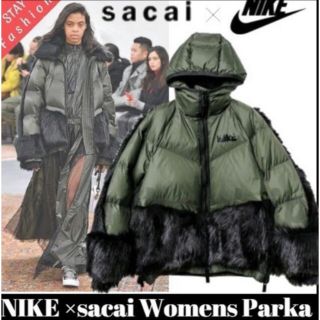 サカイ(sacai)のへぽ様専用♡sacai✖️NIKE ファーダウン(ダウンジャケット)