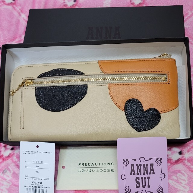 ANNA SUI(アナスイ)の新品アナスイ財布★三毛猫マイティティ長財布★ねこ財布 レディースのファッション小物(財布)の商品写真