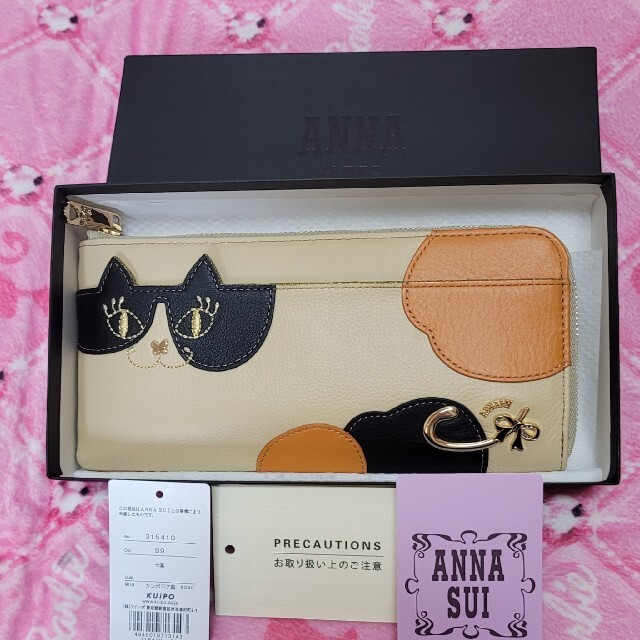 ANNA SUI - 新品アナスイ財布☆三毛猫マイティティ長財布☆ねこ ANNA SUI - 新品アナスイ財布☆三毛猫マイティティ長財布☆ねこ