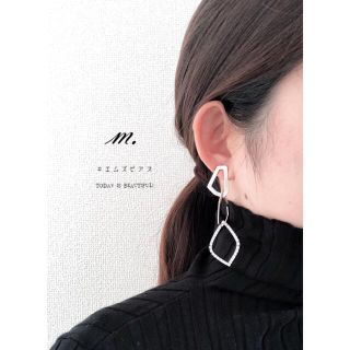 アメリヴィンテージ(Ameri VINTAGE)の【NEW】新品インポート♡ロング ジルコニア ゴールド シルバー ピアス(ピアス)