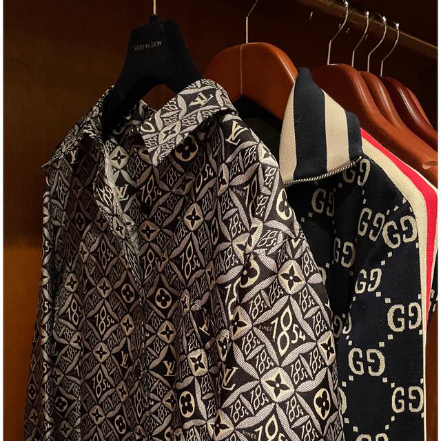 LOUIS VUITTON - SINCE 1854 シルクツイルロングスリーブシャツの通販