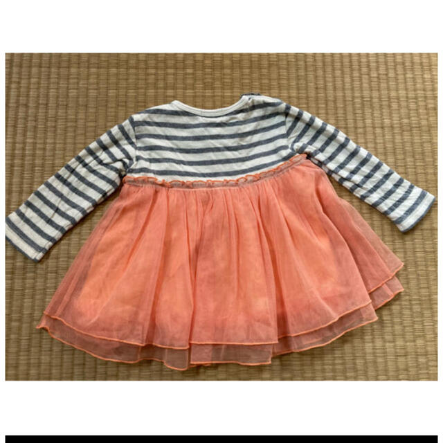 kid’s zoo(キッズズー)のkid's zoo チュールワンピース　80 キッズ/ベビー/マタニティのベビー服(~85cm)(ワンピース)の商品写真