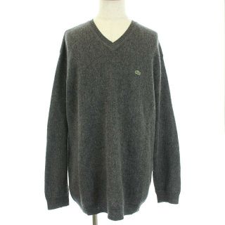 ラコステ(LACOSTE)のラコステ 90s ヴィンテージ ベビーアルパカ ニット 9 4XL グレー(ニット/セーター)