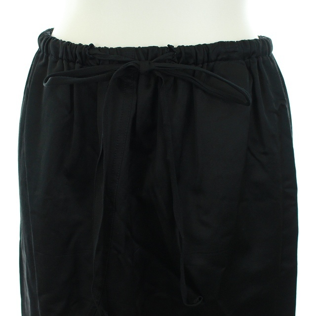 MM6(エムエムシックス)のエムエムシックス 19SS サテン スカート ロング タイト 36 S 黒 レディースのスカート(ロングスカート)の商品写真