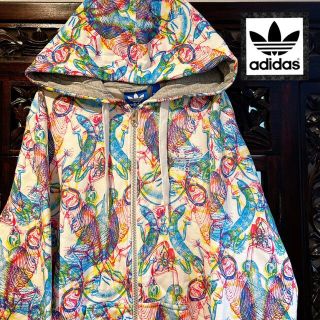 adidas - アディダス 爬虫類 鳥 カメレオン カラフル ジャージ ...