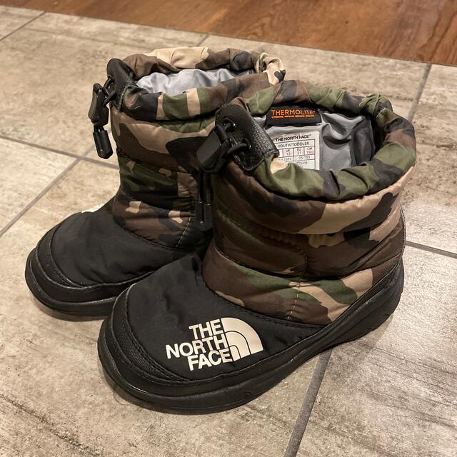 THE NORTH FACE(ザノースフェイス)のTHE NORTH FACE キッズ　ブーツ　19センチ キッズ/ベビー/マタニティのキッズ靴/シューズ(15cm~)(ブーツ)の商品写真