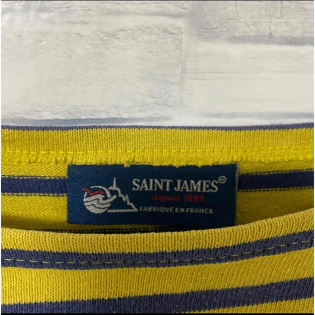 SAINT JAMES(セントジェームス)のセントジェームス   ボーダー　黄✖︎紺　M メンズのトップス(Tシャツ/カットソー(七分/長袖))の商品写真