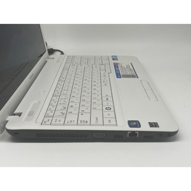 東芝(トウシバ)のWindows10 東芝 ホワイト ノートパソコン オフィス スマホ/家電/カメラのPC/タブレット(ノートPC)の商品写真