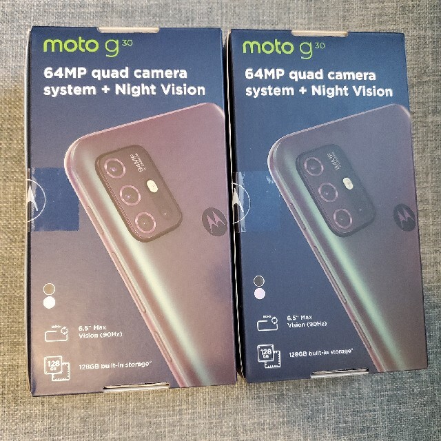 Motorola(モトローラ)のモトローラ moto g30 4GB/128GB simフリー スマホ/家電/カメラのスマートフォン/携帯電話(スマートフォン本体)の商品写真