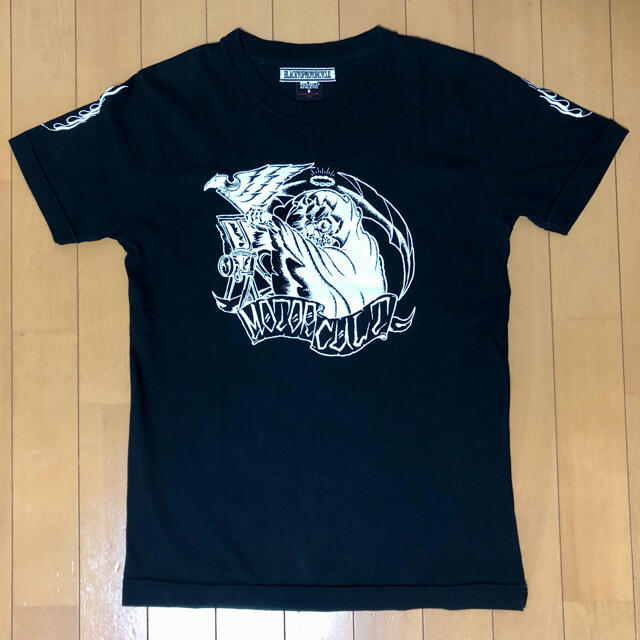 BLACKTOP Kustoms - ブラックトップモーターサイクル ラッセル Tシャツ 半袖 黒 Sサイズの通販 by