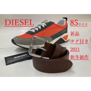 ディーゼル(DIESEL)のディーゼル　ベルト06A21　サイズ85　ブラウン　新品タグ付　ギフトにも(ベルト)