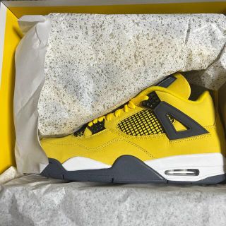 ナイキ(NIKE)のjordan4 tour yellow ライトニング　us11.5(スニーカー)