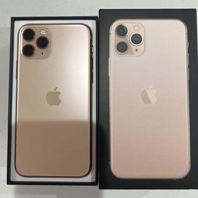 iPhone11pro ゴールド　バッテリー98% SIMフリー