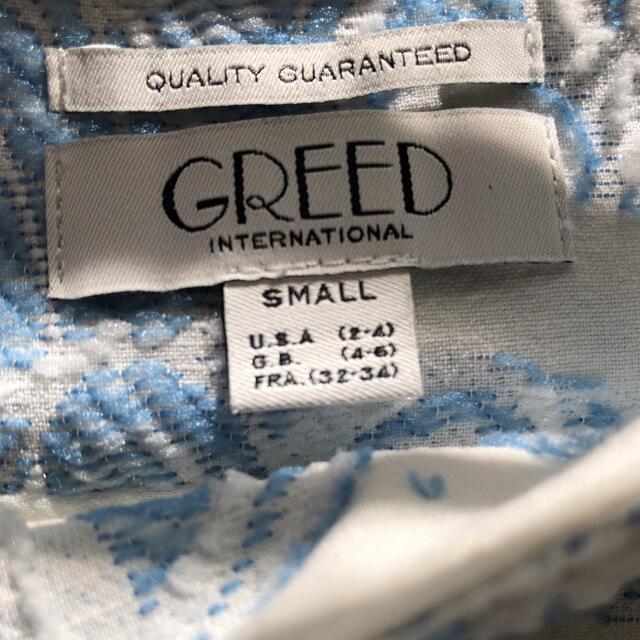 GREED(グリード)のGREED international ブラウス　グリードインターナショナル レディースのトップス(シャツ/ブラウス(半袖/袖なし))の商品写真