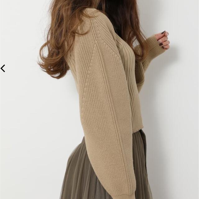 rienda(リエンダ)のrienda【美品】Low Gauge SLV Knit TOP レディースのトップス(ニット/セーター)の商品写真