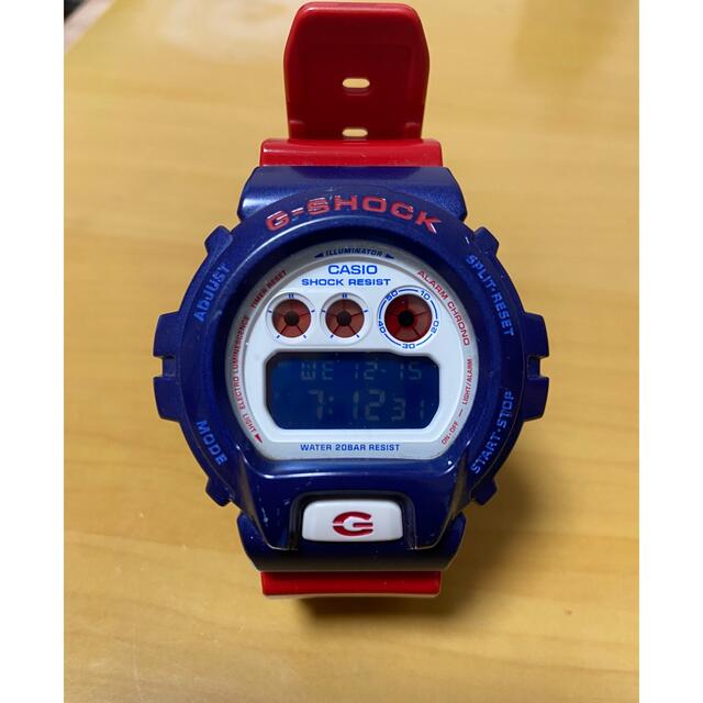 CASIO GSHOK カシオ G-SHOK 赤×青×白 時計