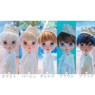 ネオブライス用 海外作家さま メンズモヘアウィッグ ブラック-