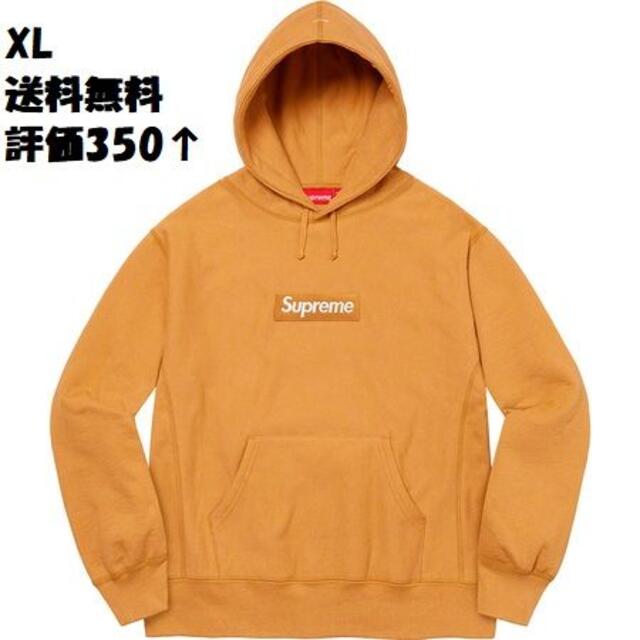 Box Logo Hooded Mustard XLパーカー