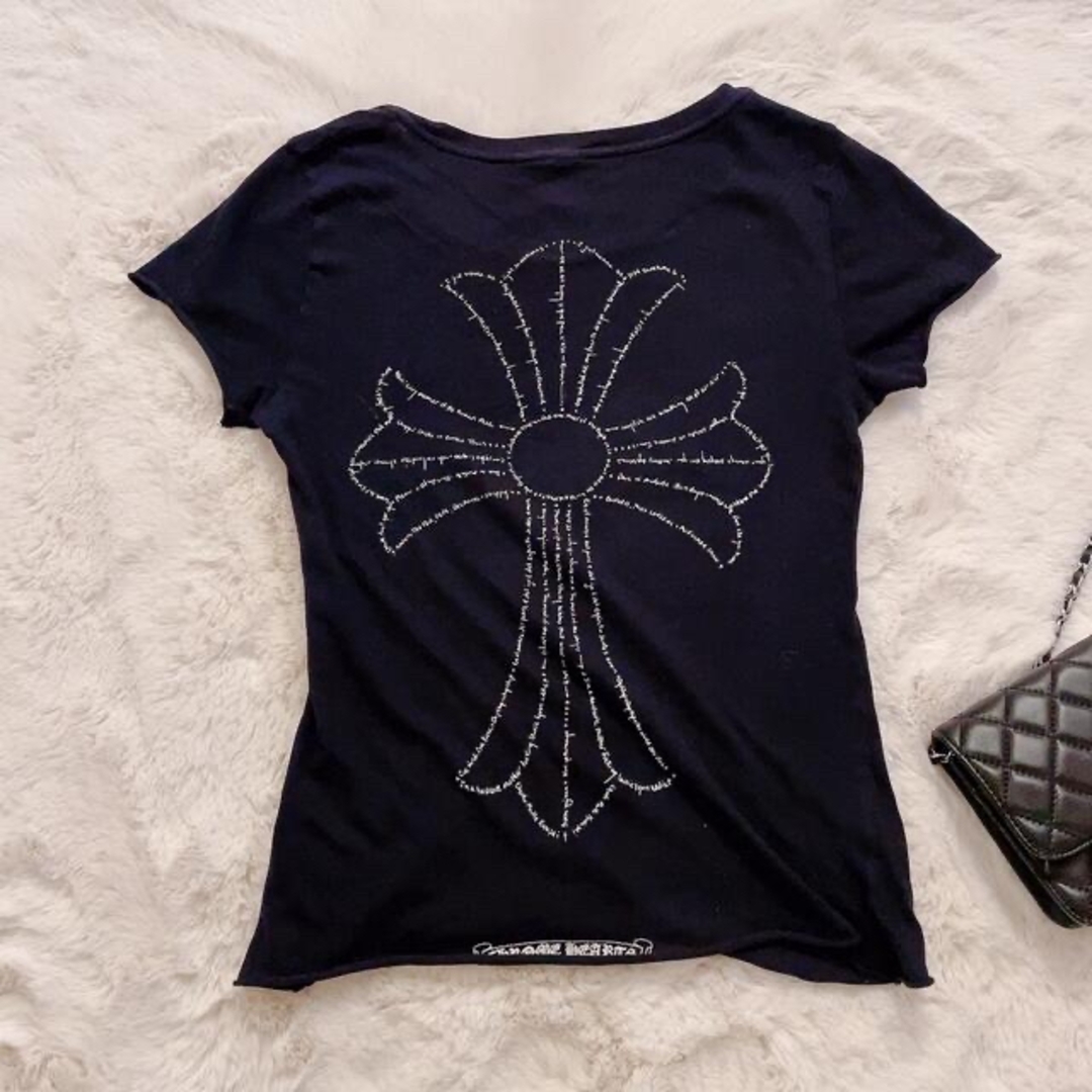 Chrome Hearts(クロムハーツ)の本物　クロムハーツ　Tシャツ レディースのトップス(Tシャツ(半袖/袖なし))の商品写真