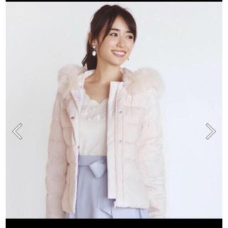 レッセパッセ#LAISSEPASSE#ダウン#コート#ファー#レオパード#白-