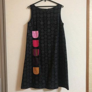 【美品】マリメッコ marimekko pinkkiドレスワンピース