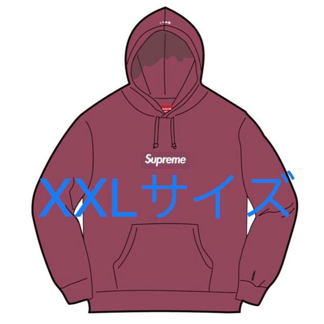 Supreme(シュプリーム)のSupreme box logo hooded sweatshirt plum メンズのトップス(パーカー)の商品写真