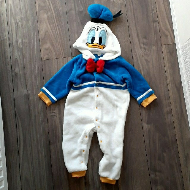 Disney(ディズニー)のドナルド　ロンパース キッズ/ベビー/マタニティのキッズ服男の子用(90cm~)(その他)の商品写真