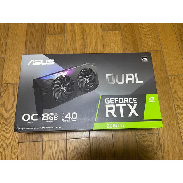 ASUS RTX3060ti DUAL oc LHRPCパーツ