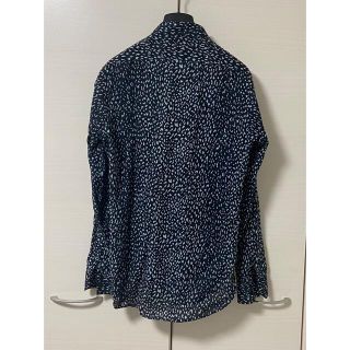 美品 サンローラン レオパード長袖シャツ 39 SAINTLAURENT