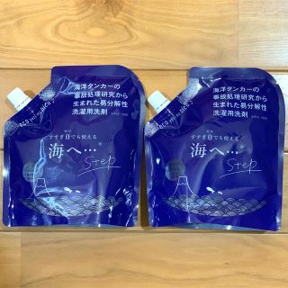 がんこ本舗　洗濯洗剤 海へ… Step 詰替用パック 450g ×2個セット (洗剤/柔軟剤)