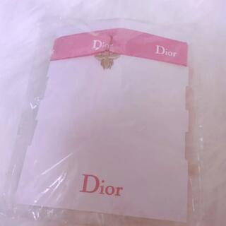 クリスチャンディオール(Christian Dior)のDior ディオール ノベルティー　 キーチャーム　リボンブレスレット  ピンク(ノベルティグッズ)