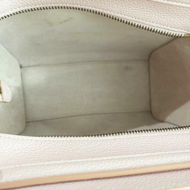 CELINE - 美品☆ セリーヌ ラゲージ ナノ 新ロゴ 2way 薄ピンク CELINE - 美品☆ セリーヌ ラゲージ ナノ 新ロゴ 2way 薄ピンク