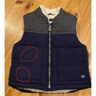 GAP ギャップ　ボア　ベスト　18m - 24m 90(ジャケット/上着)