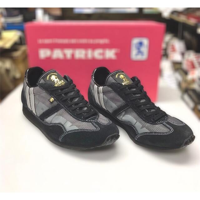 【未使用】PATRICK STADIUM-NX BLACK 38(24.0cm)靴/シューズ
