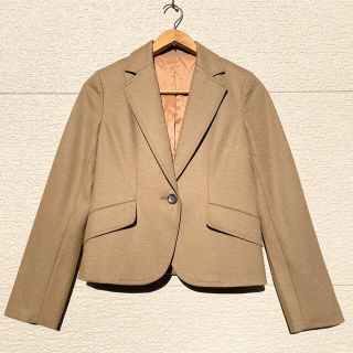 ユナイテッドアローズグリーンレーベルリラクシング(UNITED ARROWS green label relaxing)のユナイテッドアローズ　ジャケット　レディース　ベージュ　キャメル　38(テーラードジャケット)